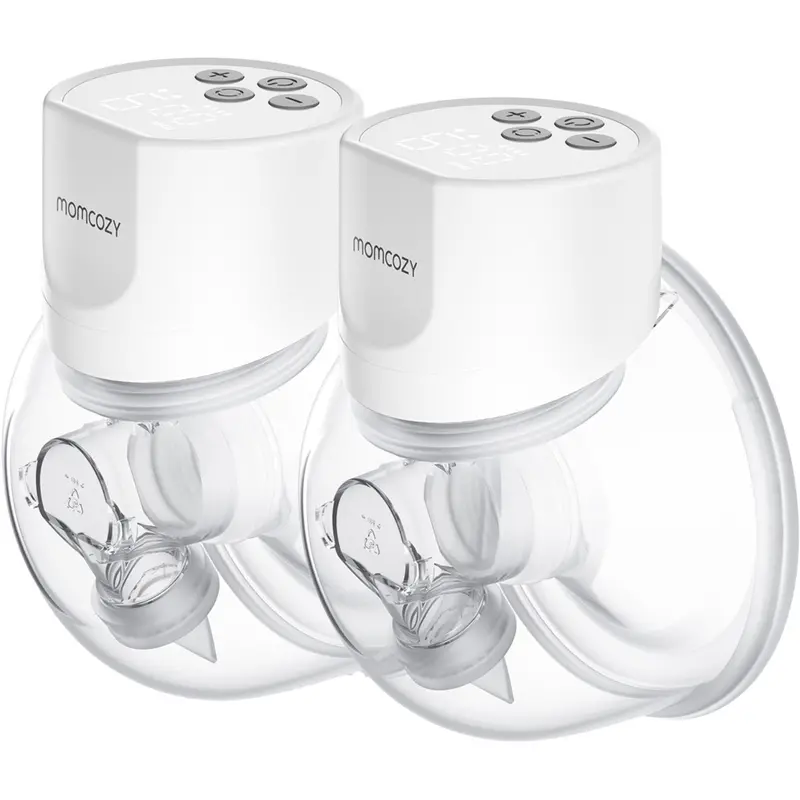 Momcozy White S12 Pro Wearable Breast Pump Double Pack 1