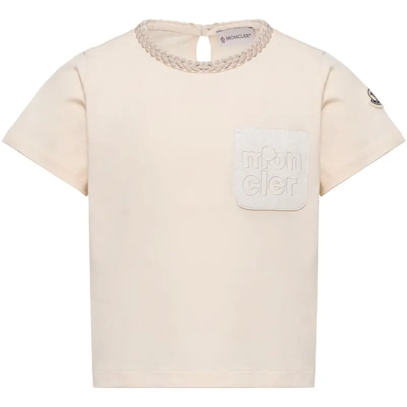 Moncler Cream Ss T-Shirt 1