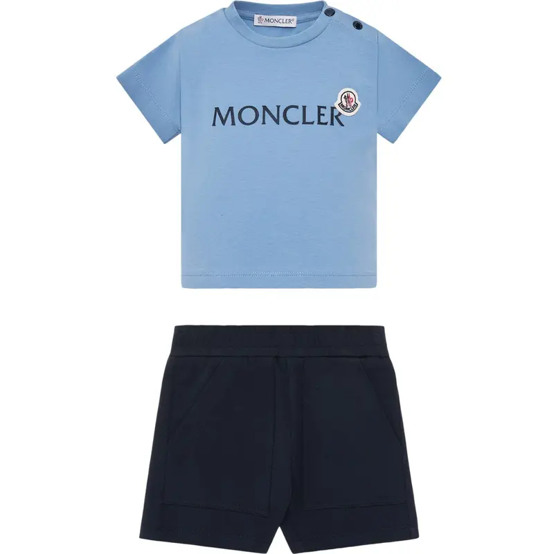 Moncler Dark Blue Shorts Set 1