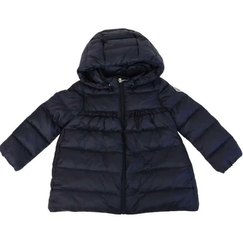 Moncler Navy Nevra Long Coat 1