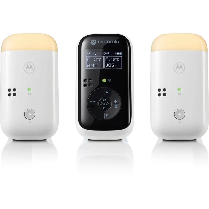 Motorola White, Black Pip15 Twin Baby Monitor 1