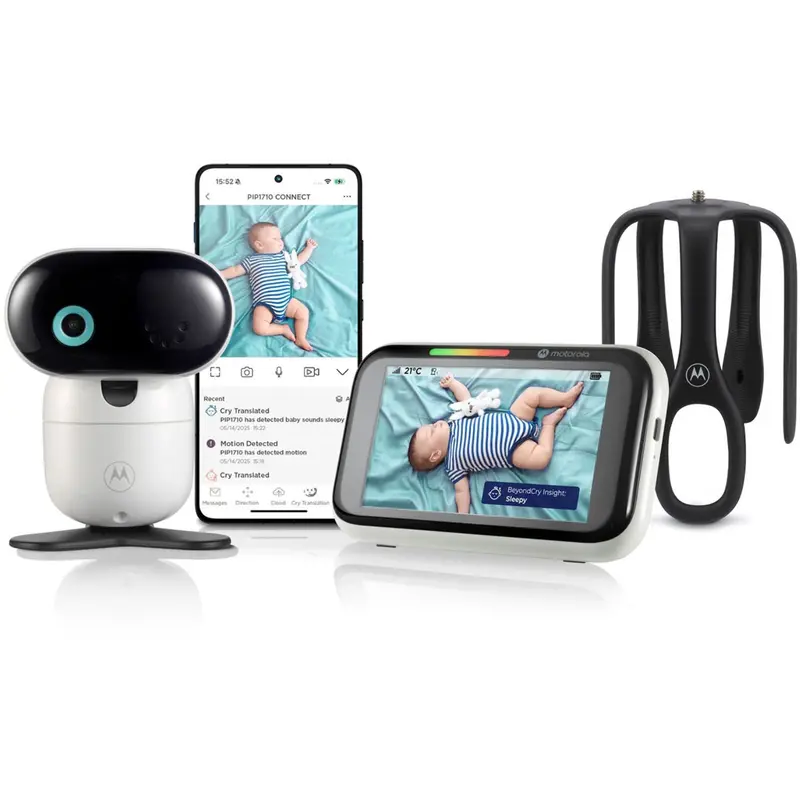 Motorola White, Black Pip1710 Baby Monitor 2
