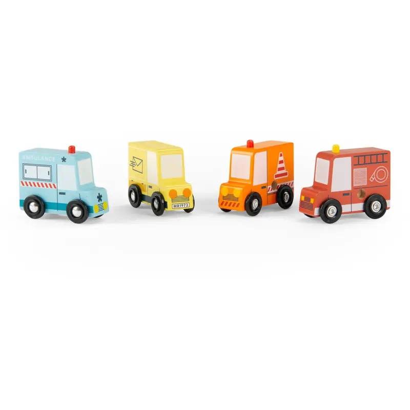 Moulin Roty 4 Wooden Vans - Avenue Du Moulin 1