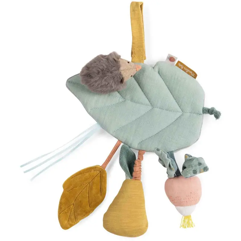 Moulin Roty Activity Rattle - Radish And Pear Leaf - Trois Petits Lapins 1