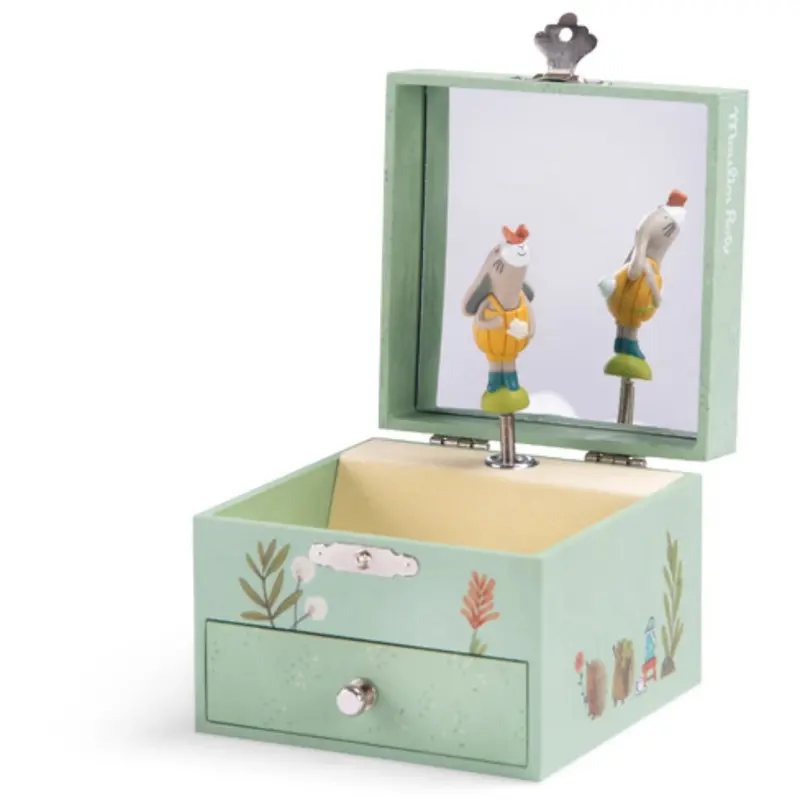 Moulin Roty Jewellery Box With Music - Trois Petits Lapins 1