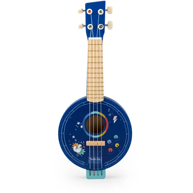 Moulin Roty Musical Instruments - Banjo - Puce & Pilou 1