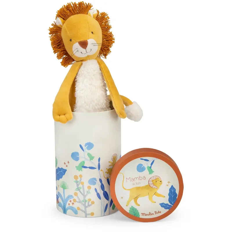 Moulin Roty Soft Toy - Mamba The Lion 34 Cm - La Forêt Mawa 1