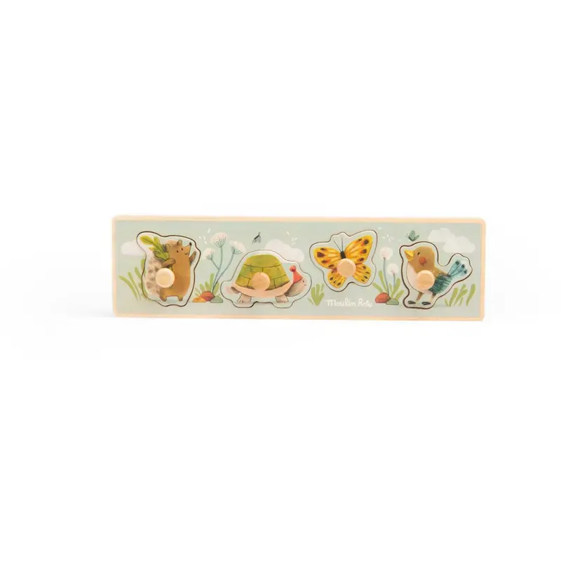 Moulin Roty Stud Puzzle 4 Brk - Trois Petits Lapins 1