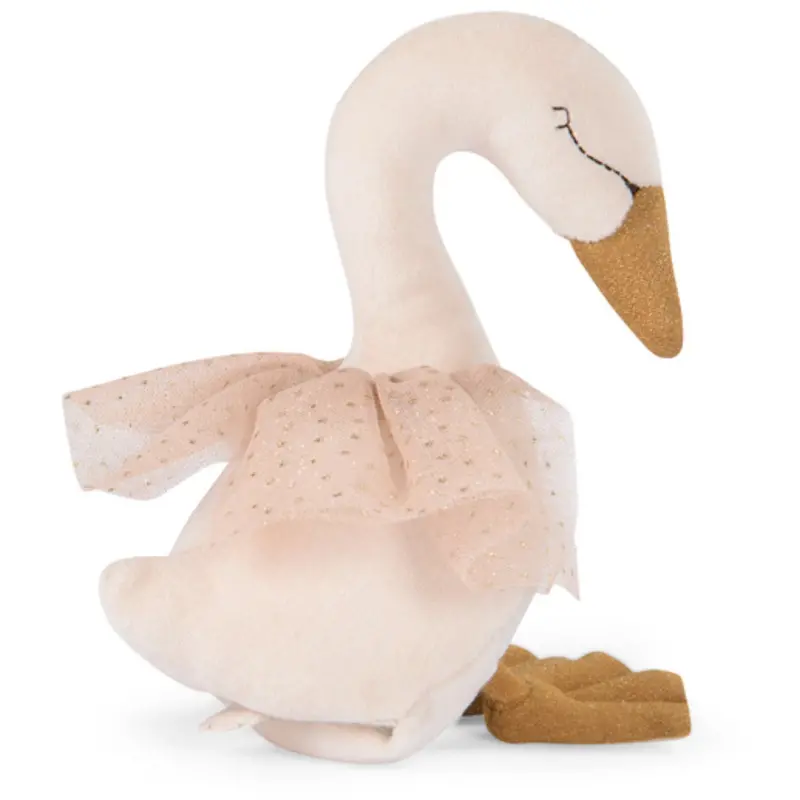 Moulin Roty Stuffed Toy With Musical Winding - Swan - La Petite Ecole De Danse 1