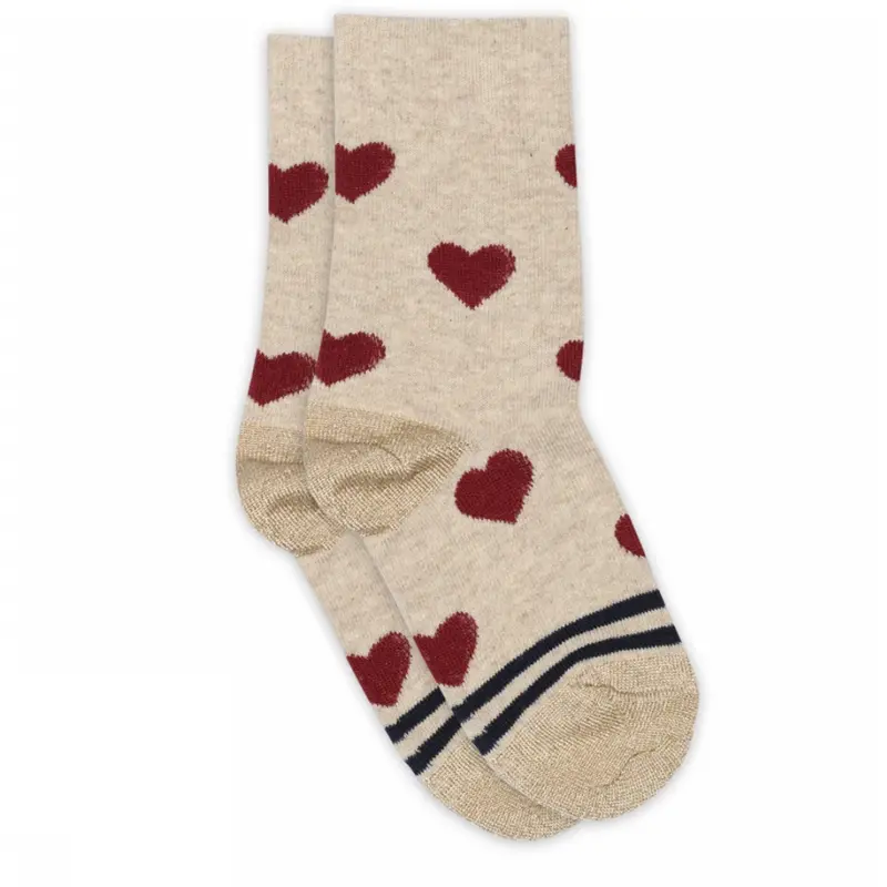 Mp Danmark Beige Melange Ada Socks 1