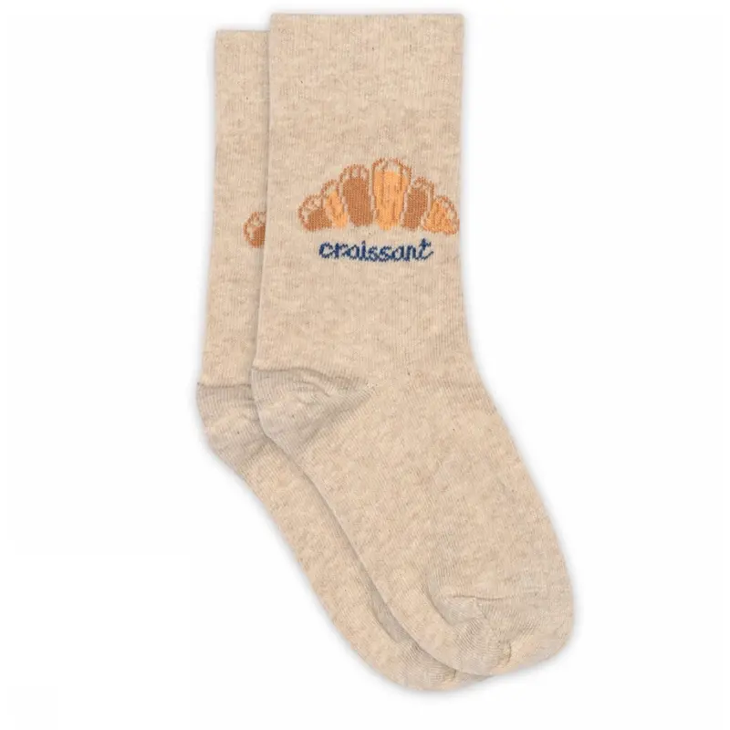Mp Danmark Beige Melange Camille Socks 1