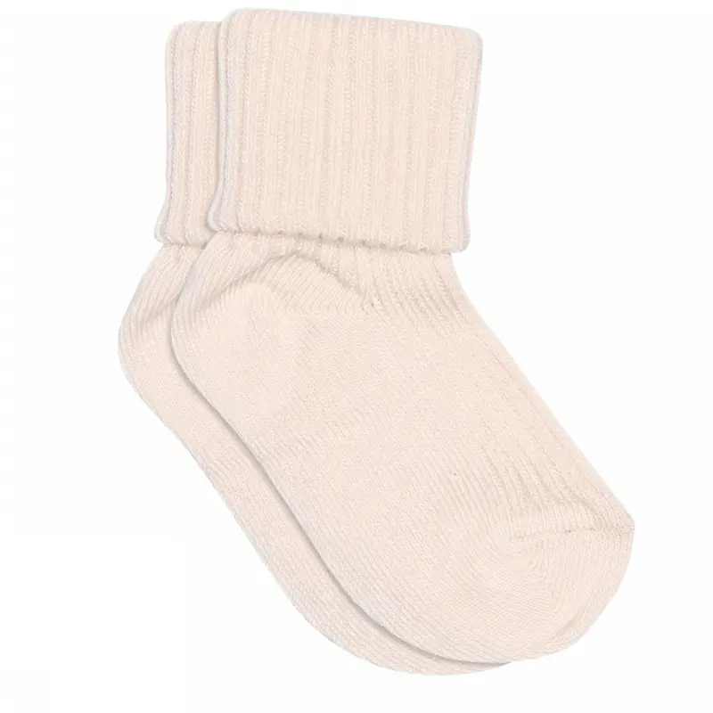 Mp Danmark Cherry Blossom Cotton Rib Baby Socks 1