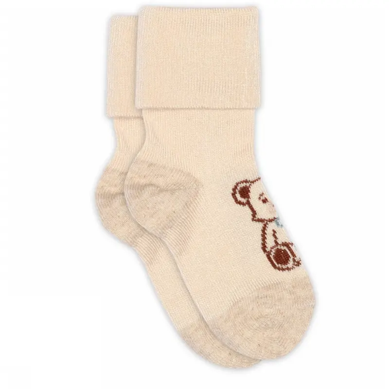 Mp Danmark Ecru Teddy Socks 1
