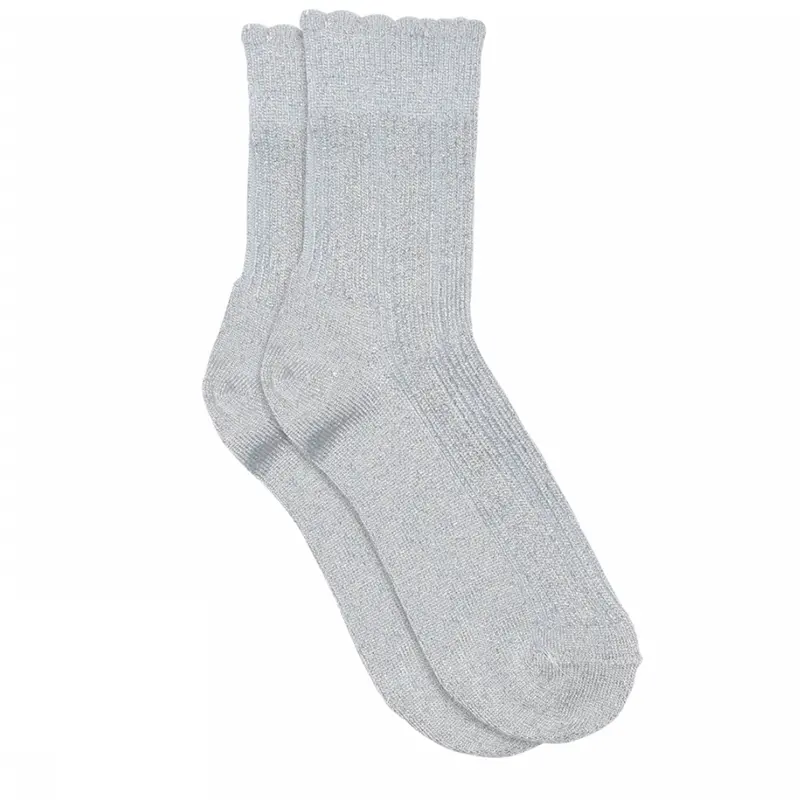 Mp Danmark Ice Heather Celosia Glitter Socks 1