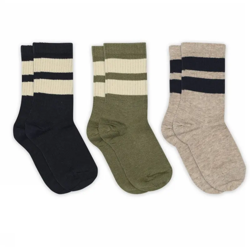 Mp Danmark Light Brown Melange Anker Socks 3-Pack 1