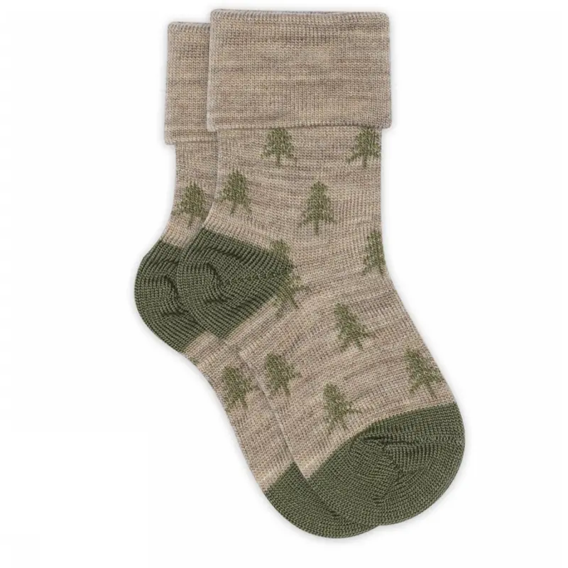 Mp Danmark Light Brown Melange Hugo Socks 1