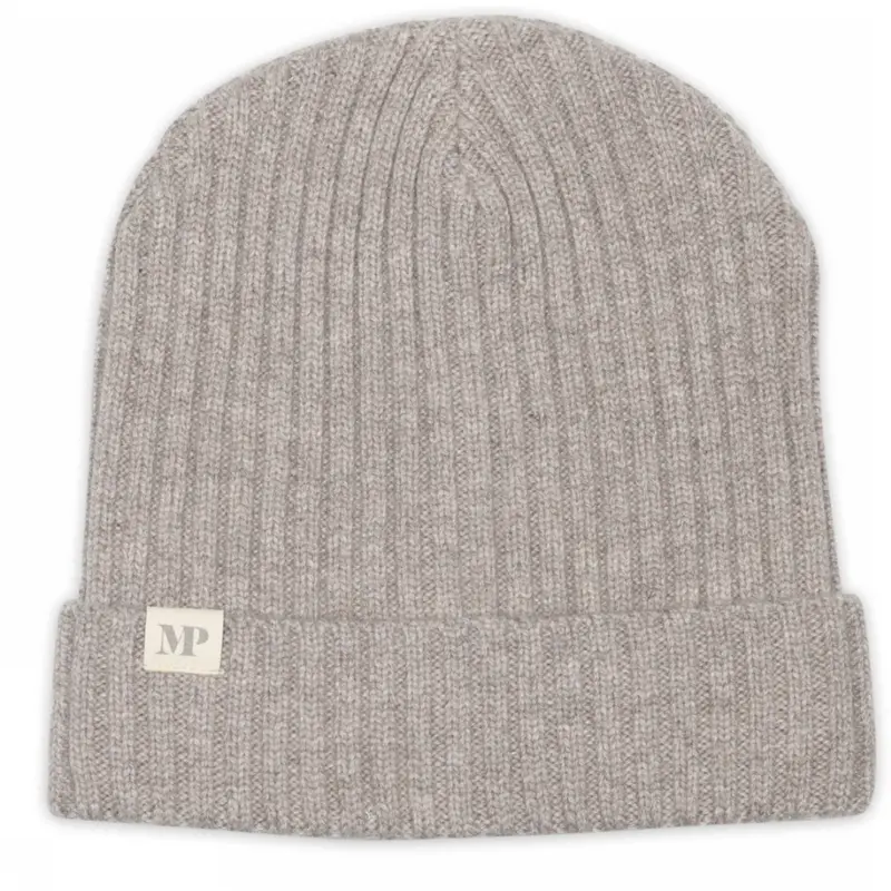 Mp Danmark Light Brown Melange Uppsala Beanie 1