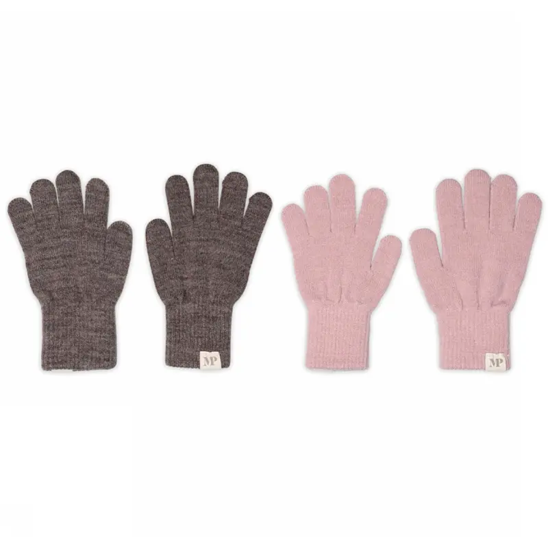 Mp Danmark Mix Denver Mel Alt Rosa Comfy Gloves 2-Pack 1