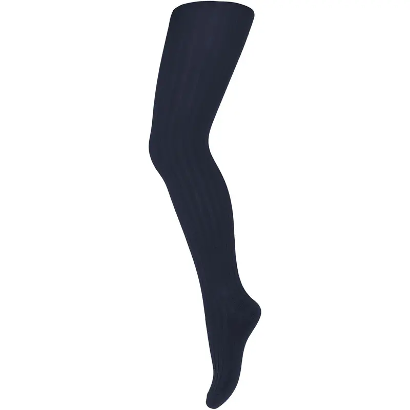 Mp Danmark Navy Cotton Rib Tights 1