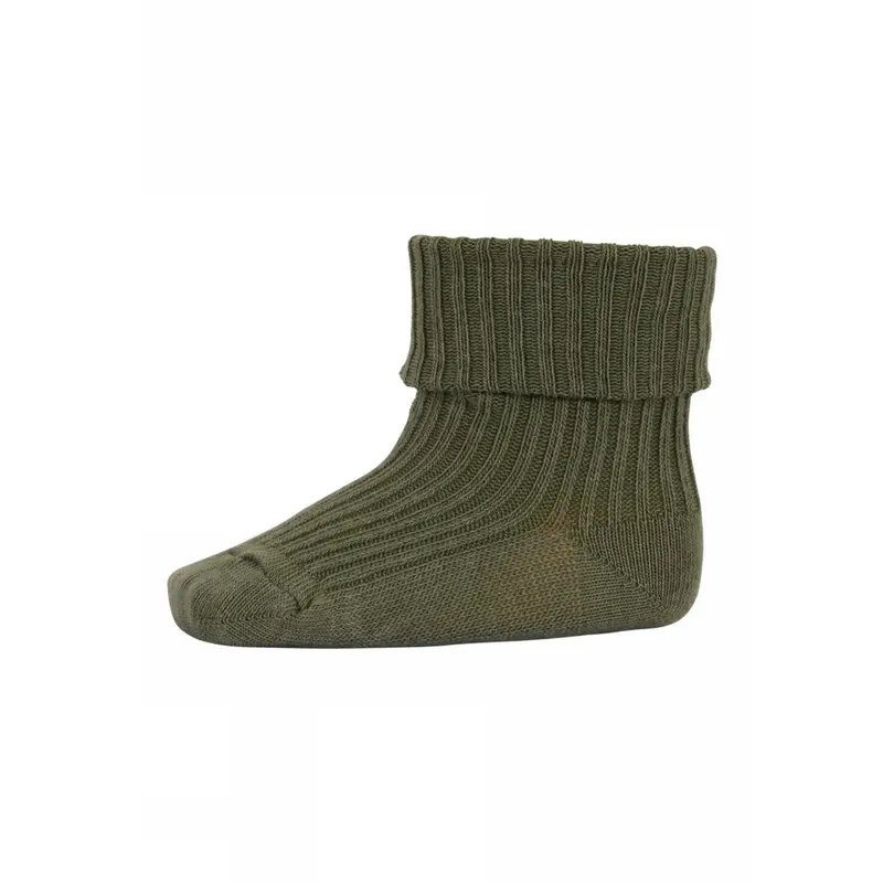 Mp Danmark Olivine Cotton Rib Baby Socks 1