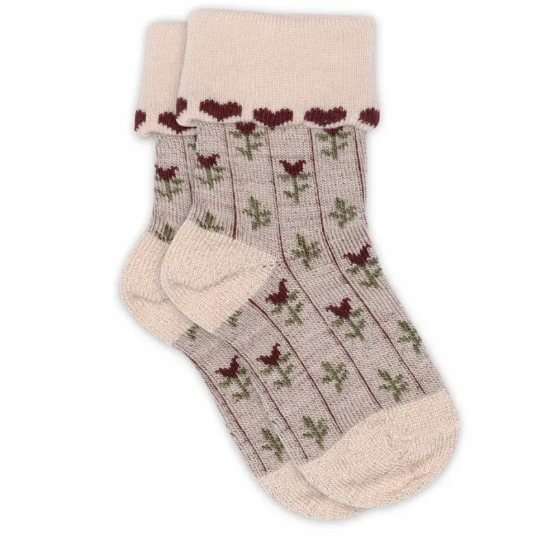 Mp Danmark Rose Dust Nora Socks 1