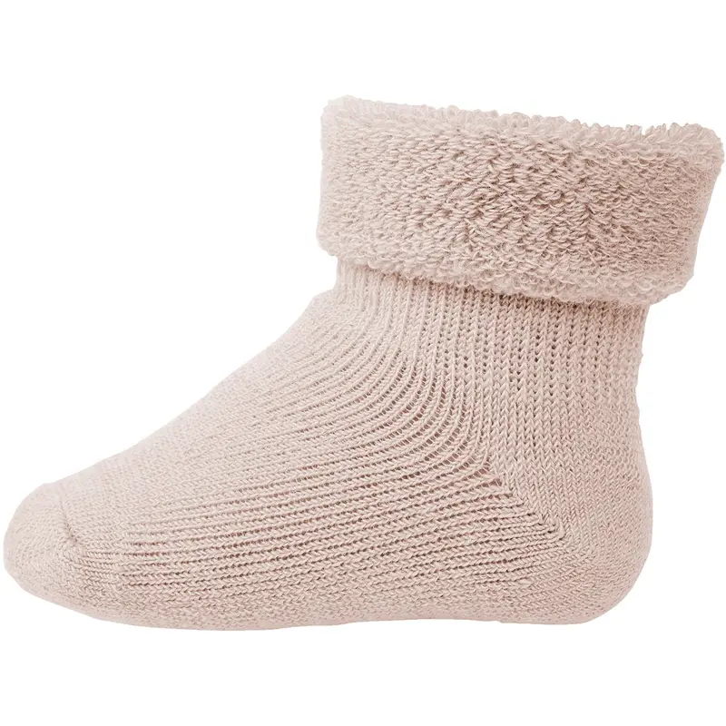Mp Danmark Rose Dust Wool Baby Socks 1
