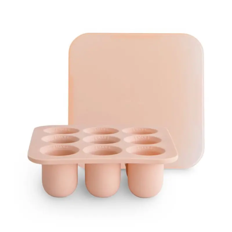 Mushie Blush Fresh Food Feeder Freezer Tray 1
