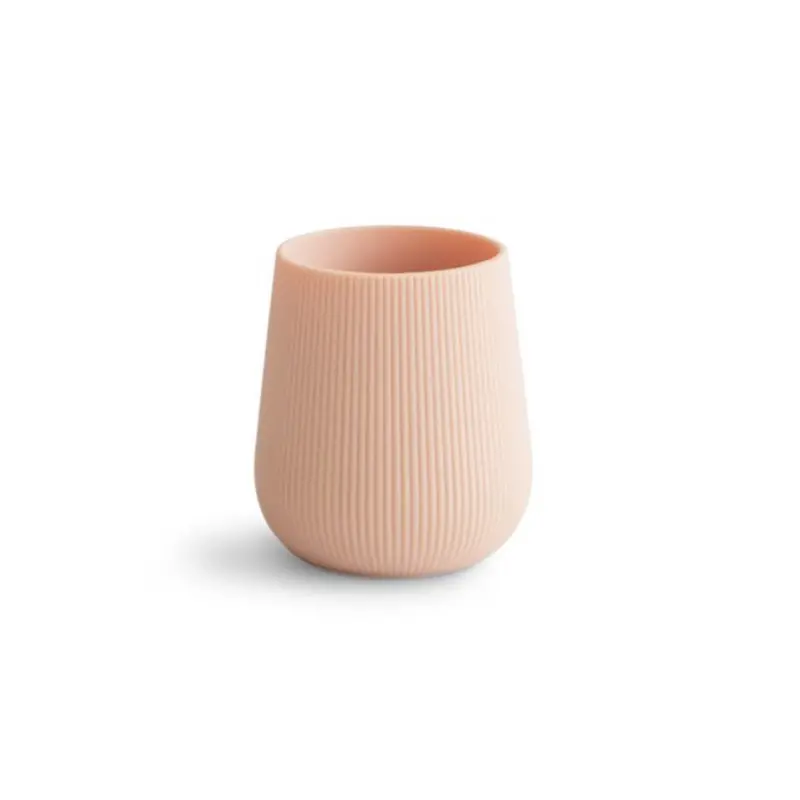 Mushie Blush Silicone Starter Cup 1