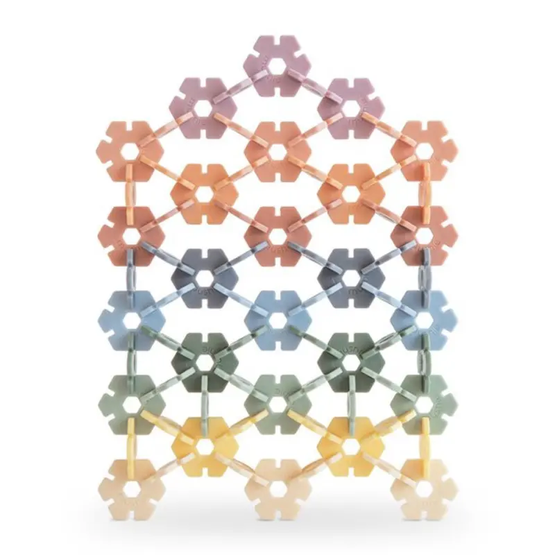Mushie Multi Hex Connect Building Toy Set 1