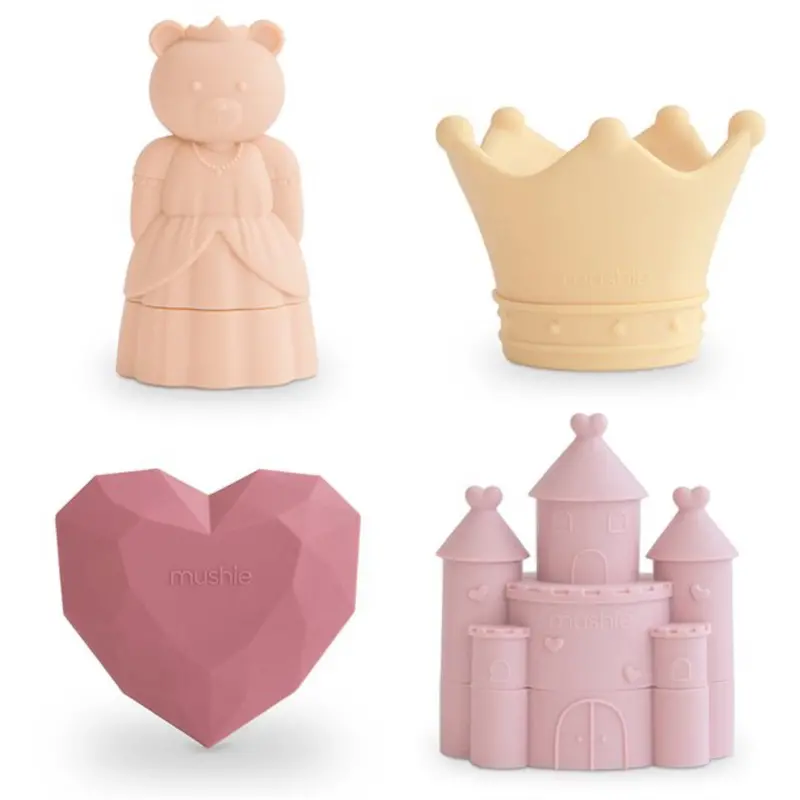 Mushie Princess Bath Play Set 4-Pack 1