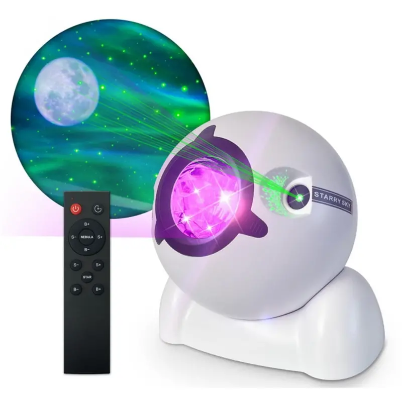 Music Nordic Lights Stars Projector Colour Changing Leds 1