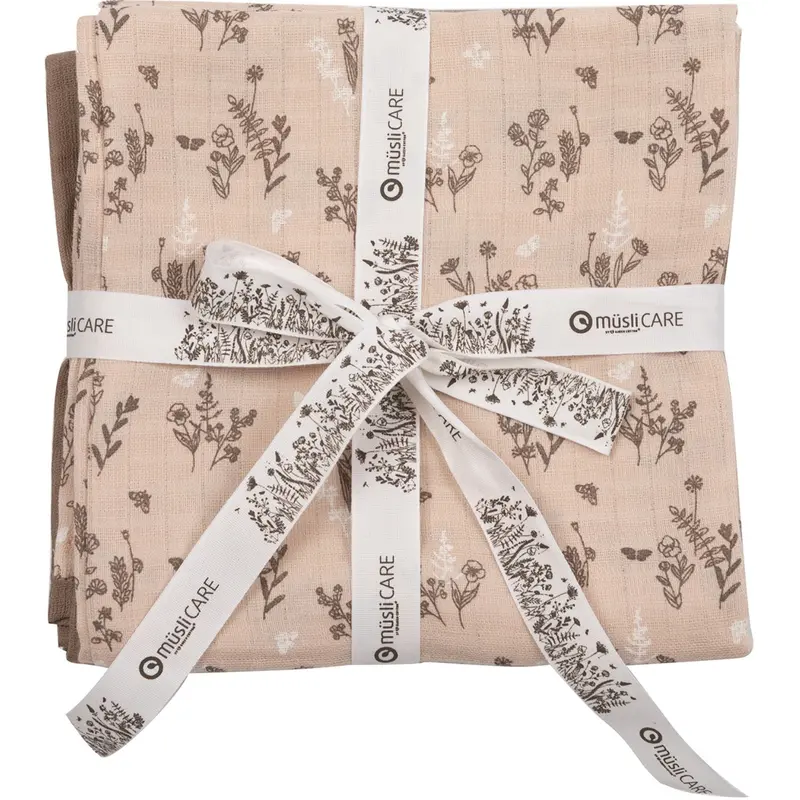 Müsli Nightingale/ Balsam Cream/ Walnut Flora Cloth Diaper 2-Pack 1