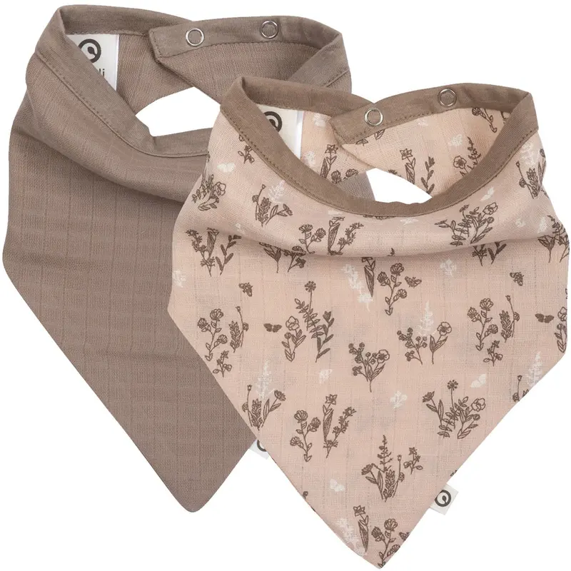 Müsli Nightingale/ Balsam Cream/ Walnut Flora Muslin Bib 2-Pack 1