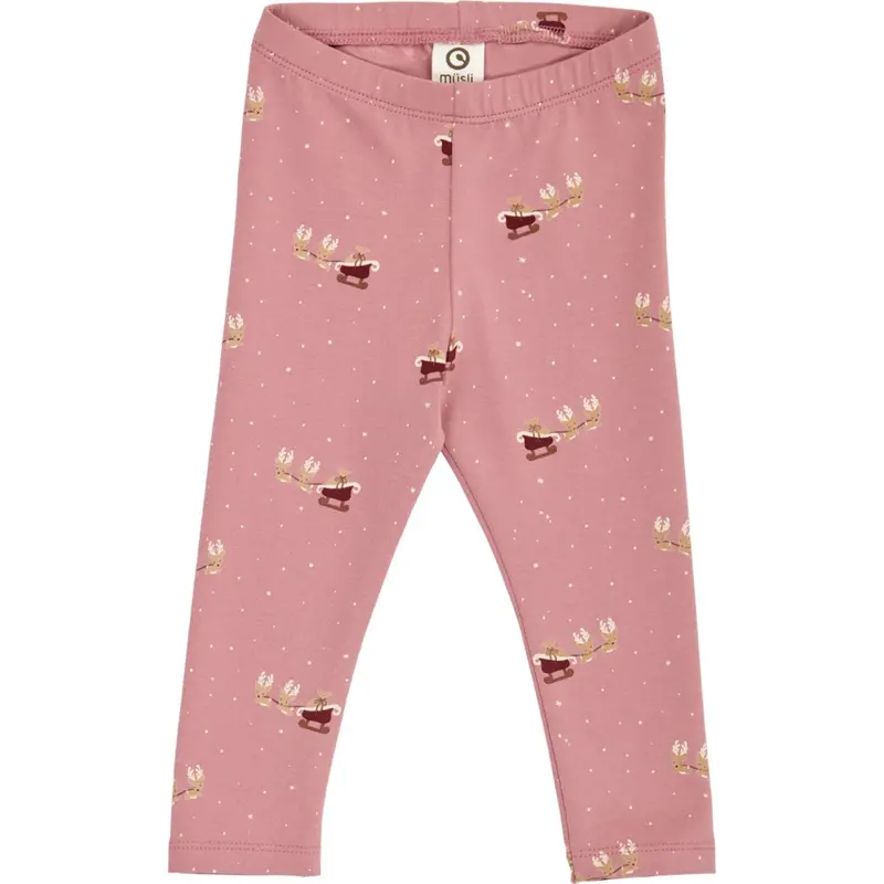 Müsli Nostalgia Rose/ Cabernet/ Balsam Cream Christmas Leggings Baby 1