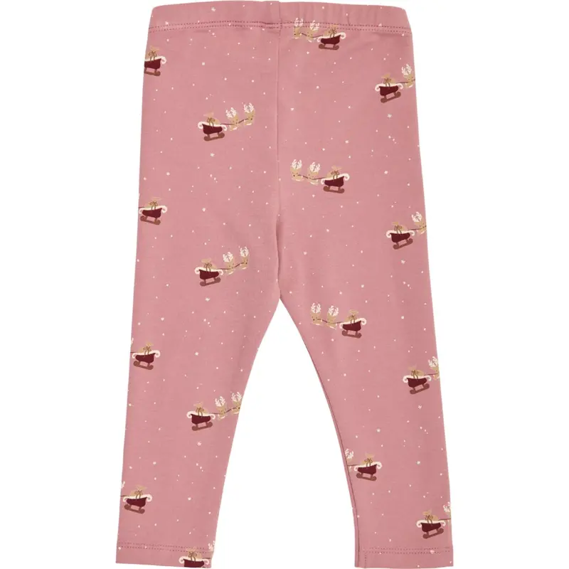 Müsli Nostalgia Rose/ Cabernet/ Balsam Cream Christmas Leggings Baby 2