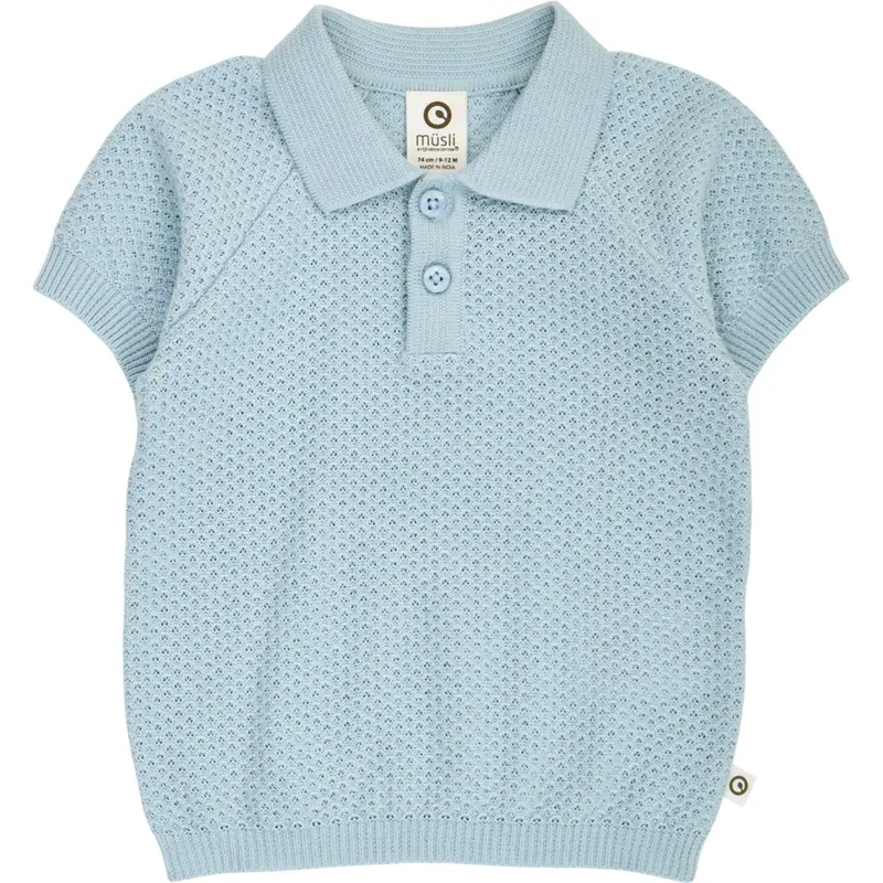 Müsli Ocean Sea Knit S/S Polo T Baby 1