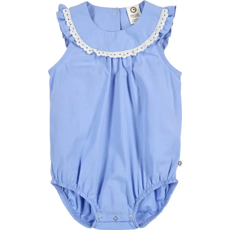 Müsli Shell Blue Poplin Wide Fit S/S Body 1