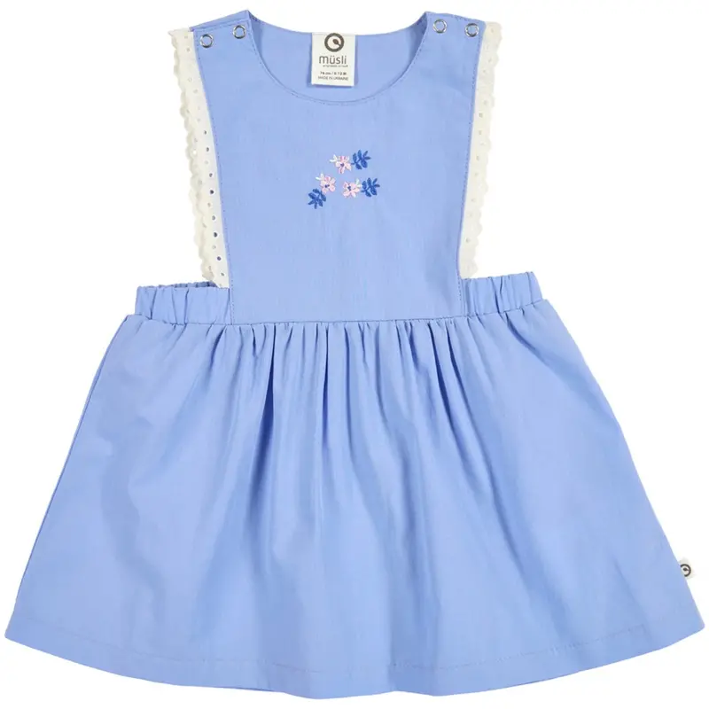 Müsli Shell Blue Spring Pinafore Dress Baby 1