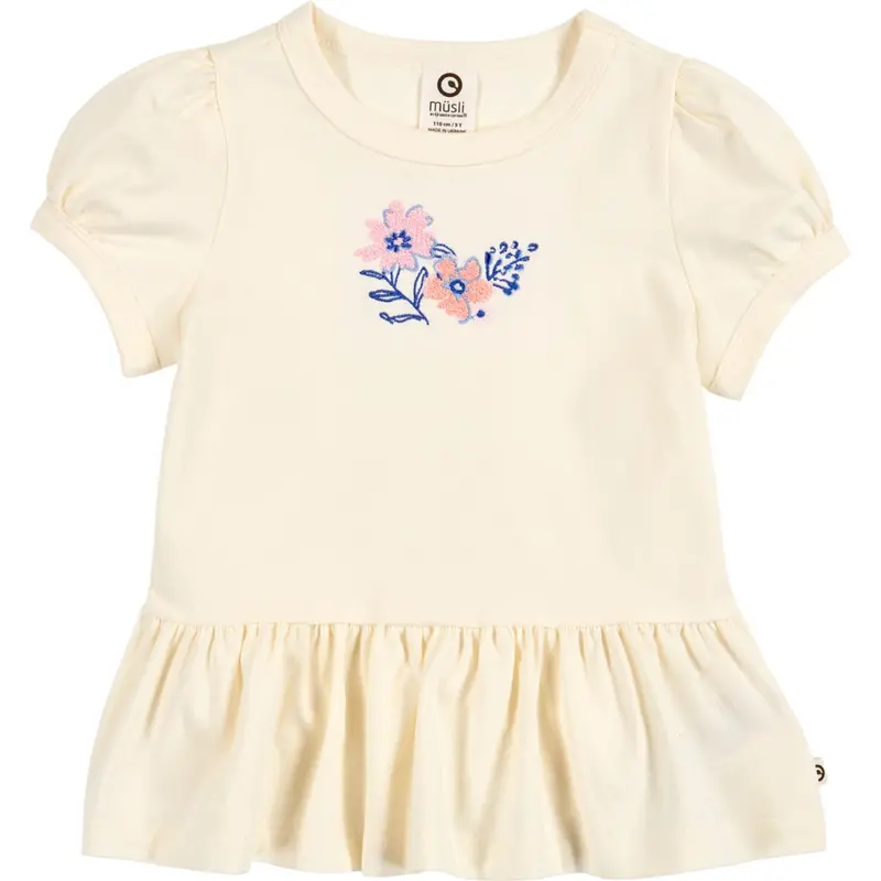 Müsli Tofu Primrose Peplum Puff S/S T 1