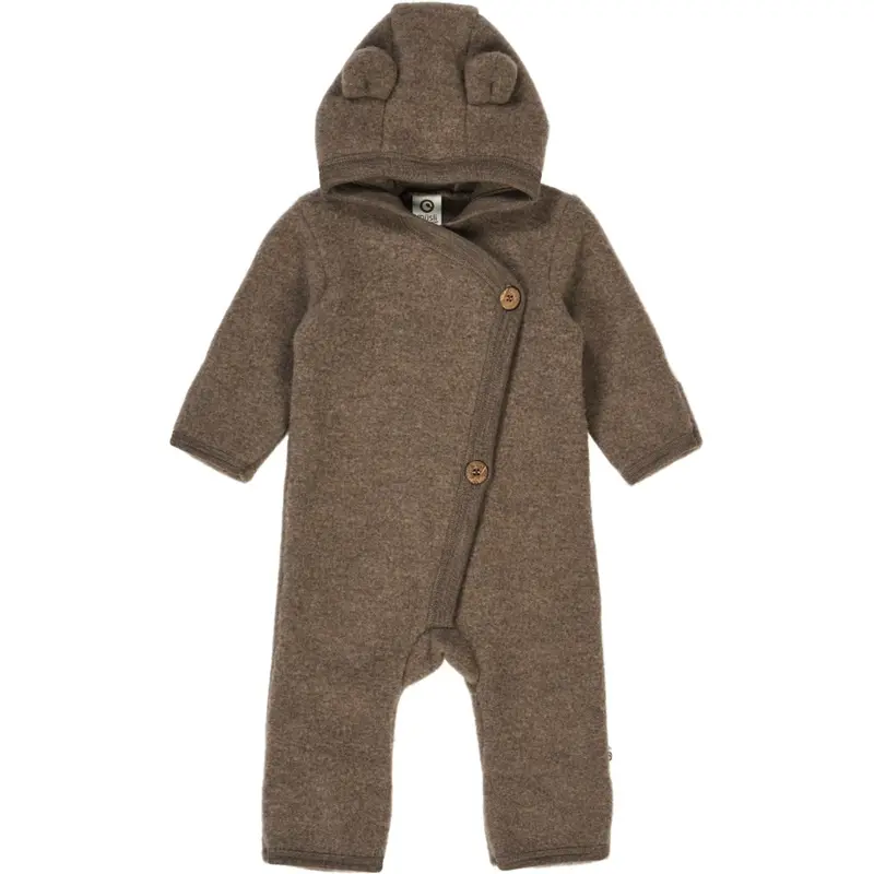Müsli Walnut Melange Woolly Fleece Suit 1