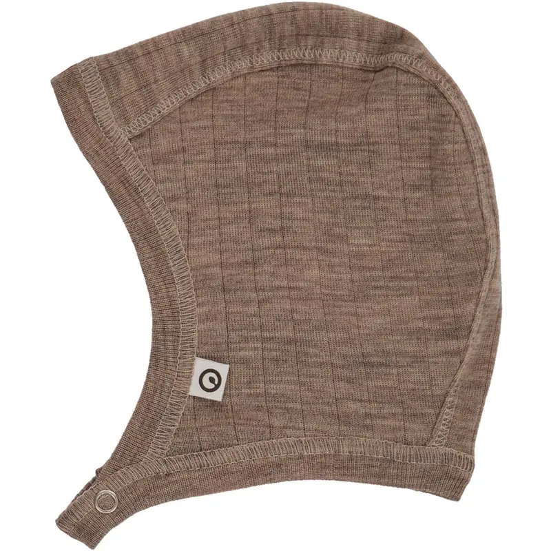 Müsli Walnut Melange Woolly Rib Baby Helmet 1