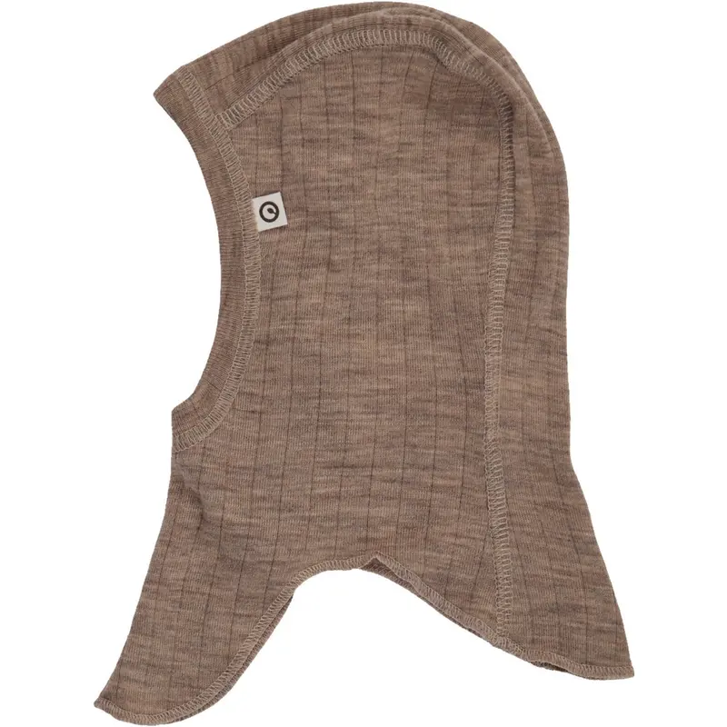 Müsli Walnut Melange Woolly Rib Balaclava 1