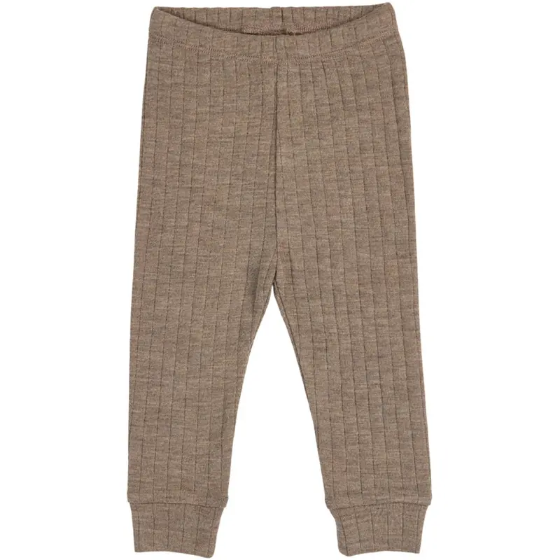 Müsli Walnut Melange Woolly Rib Cuff Pants 1