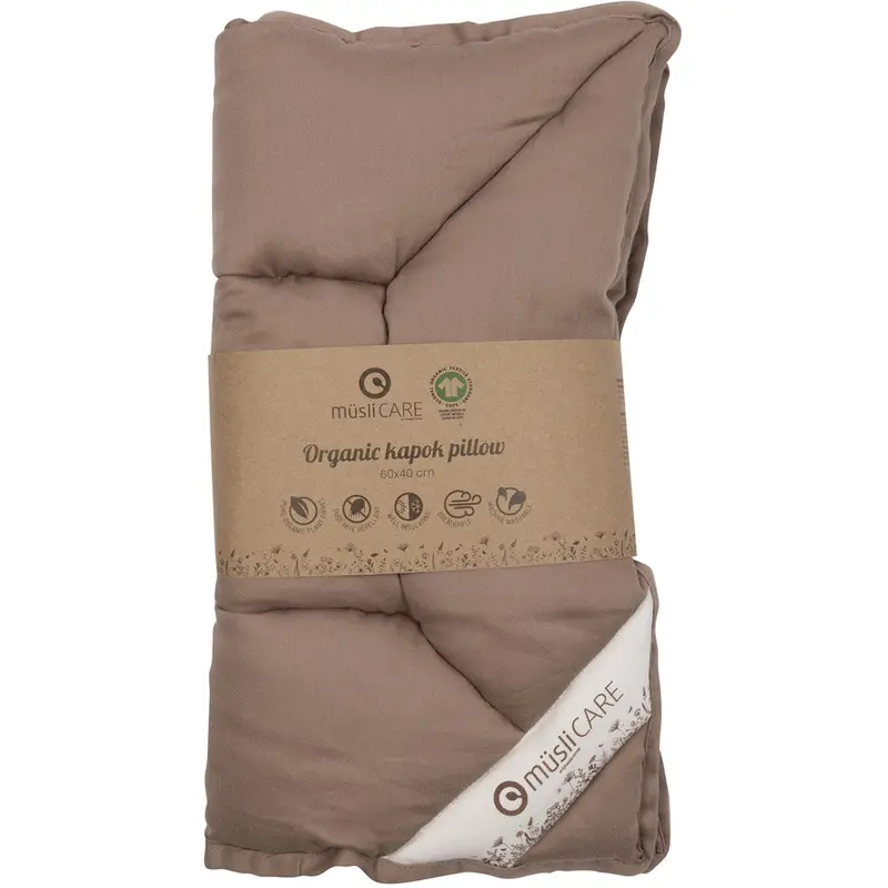 Müsli Walnut Satin Pillow Kapok 1