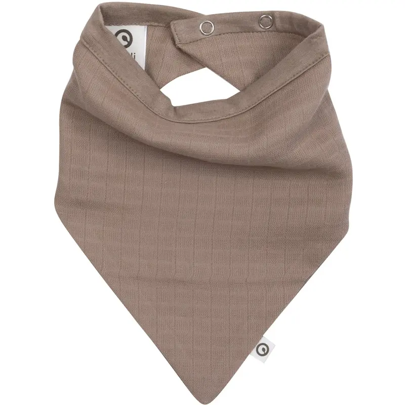 Müsli Walnut Solid Muslin Bib 1