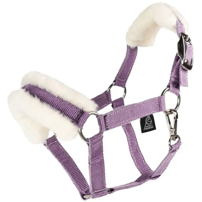 My Hobby Horse Purple Lambskin Halter For Hobby Horse 1