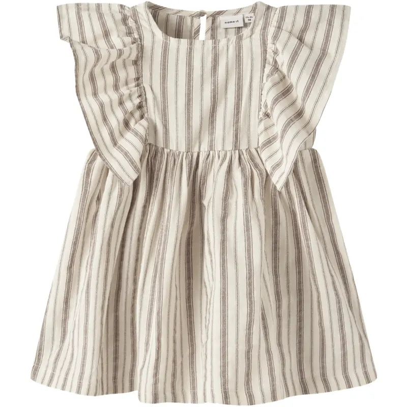 Name It Almond Milk Brown Lentil Nmfhimali Capsl Dress 1