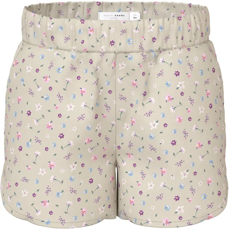 Name It Almond Milk Cute Flowers Nkfvinaya Shorts Ffff Noos 1
