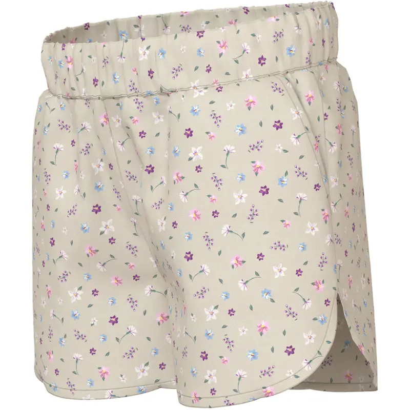Name It Almond Milk Cute Flowers Nkfvinaya Shorts Ffff Noos 3