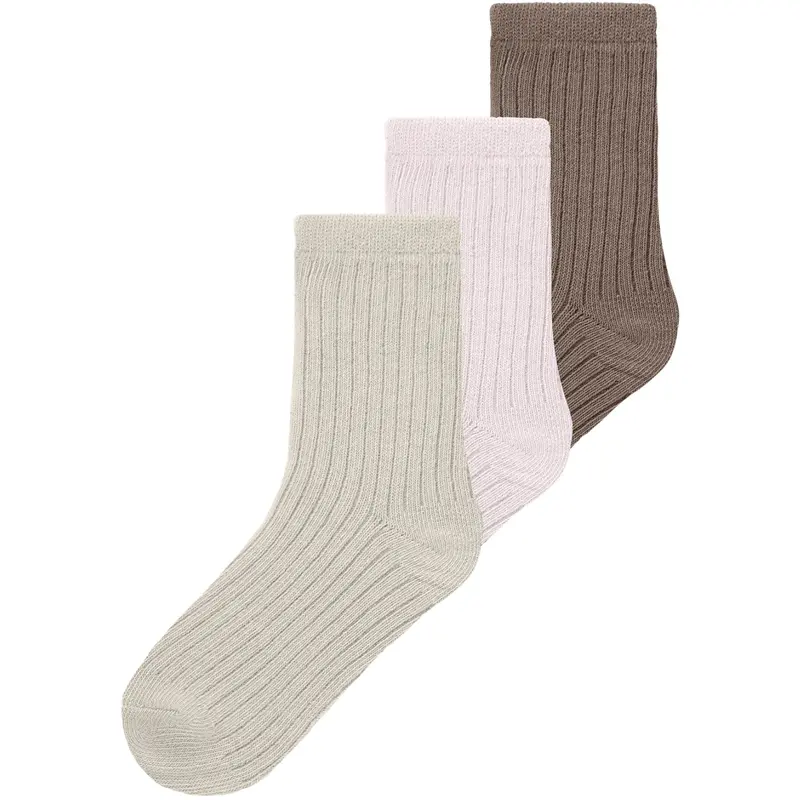 Name It Almond Milk Nmfnobba 3P Socks 1